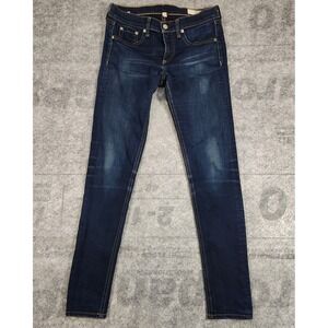 Rag And Bone Jeans women's Size 28x29 Skinny Blue 27